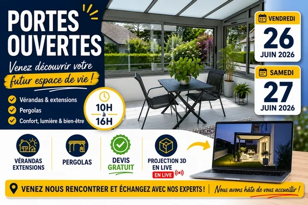 Véranda et Pergola canton de VAUD Extension Maison Romandie Portes Ouvertes 2026