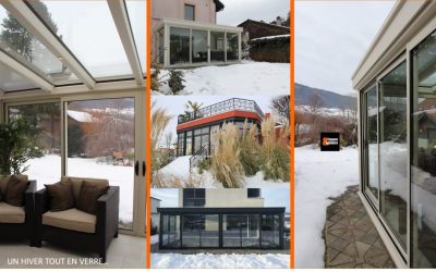 Véranda, un hiver tout en verre…