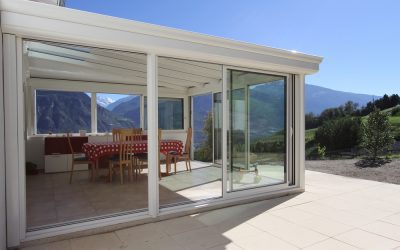 une véranda en Valais