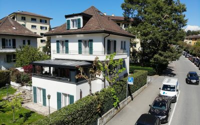 Véranda Énergie sur Terrasse à Collombey