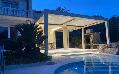 Pergola Lux Intégral 3 Modules avec Éclairage Intégré