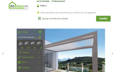 Application 3D pour Pergola : Nos modèles en Simulation