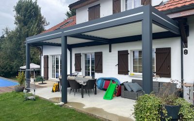 Pergola Bioclimatique Attenante à Urst