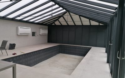 Véranda Énergie sur Piscine à Collombey-Muraz