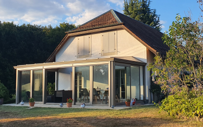 Véranda Bioclimatique à Lully