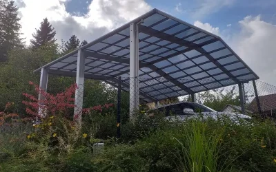Installation d’un Carport Alu dans le Jura Vaudois