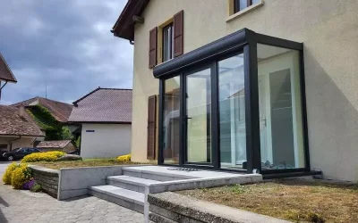 Sas d’Entrée Verrière à Chamblon