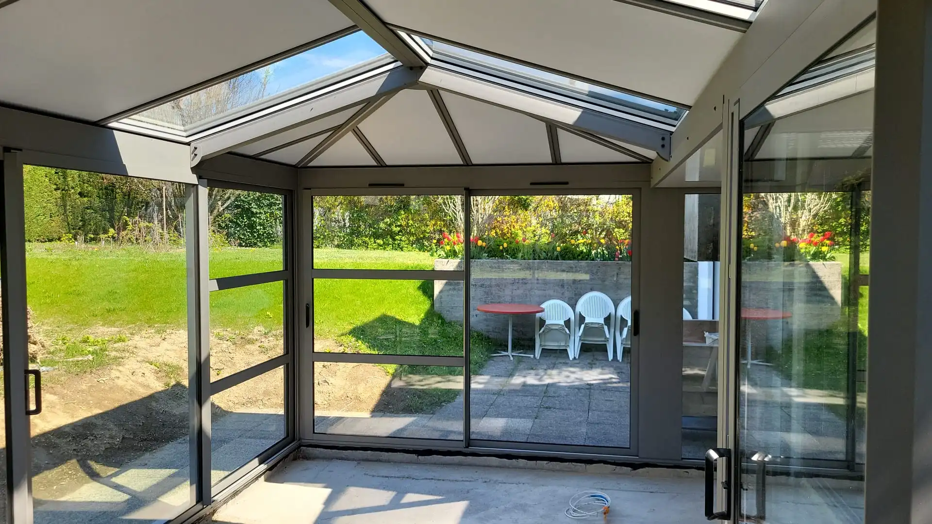 Vue de la partie droite de l'extension