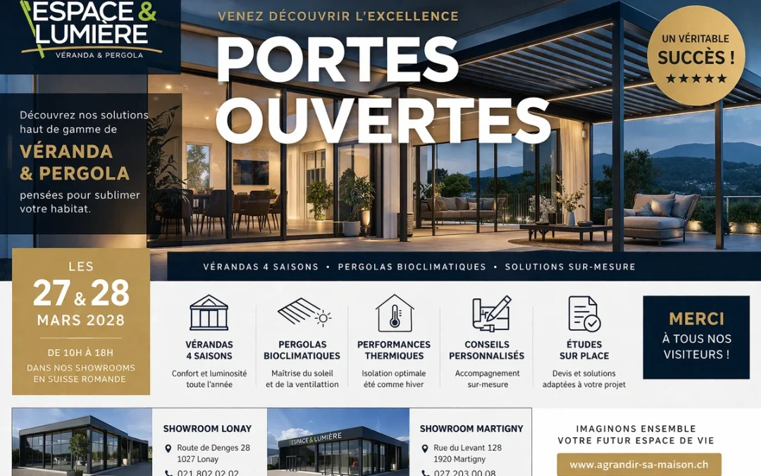 Portes ouvertes Véranda & Pergola