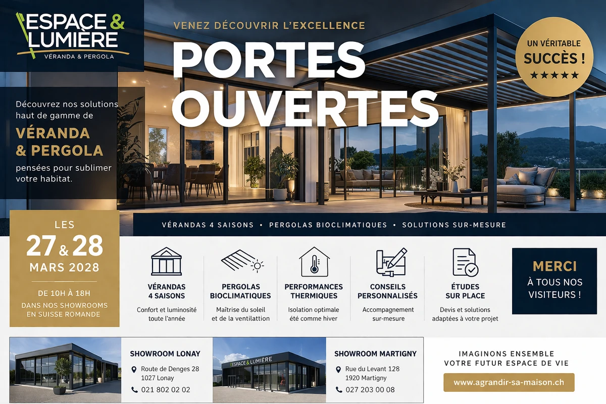 Portes ouvertes Véranda & Pergola