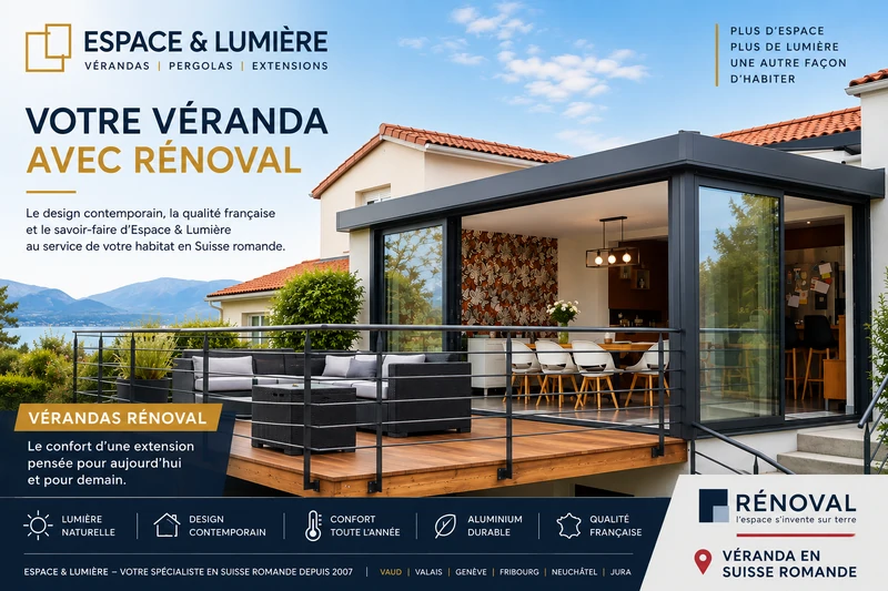 véranda en Suisse romande