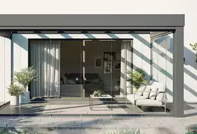 Parois vitrées pour pergola